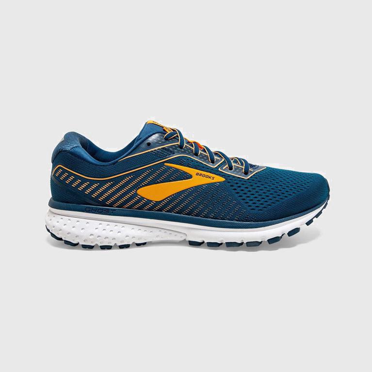 Brooks Ghost 12 Israel - Men's Road Running Shoes - Blue (31029-ODWH)